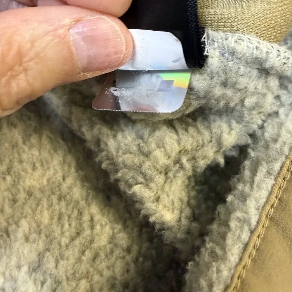 The North Face Gordon Lyons Vest XL‎ Gray Khaki Trim EUC